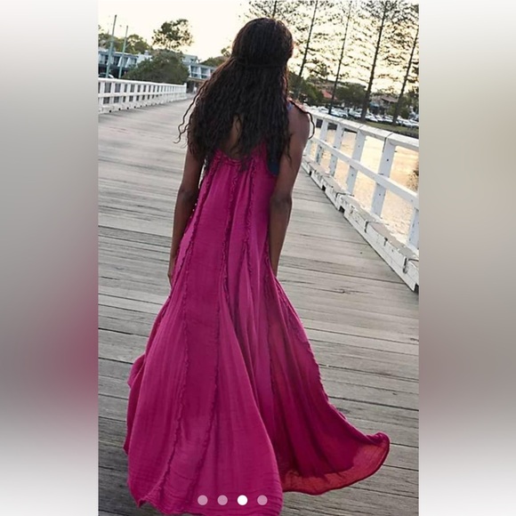 COPY - Free people McKinley maxi dress in fuchsia - Picture 3 of 3